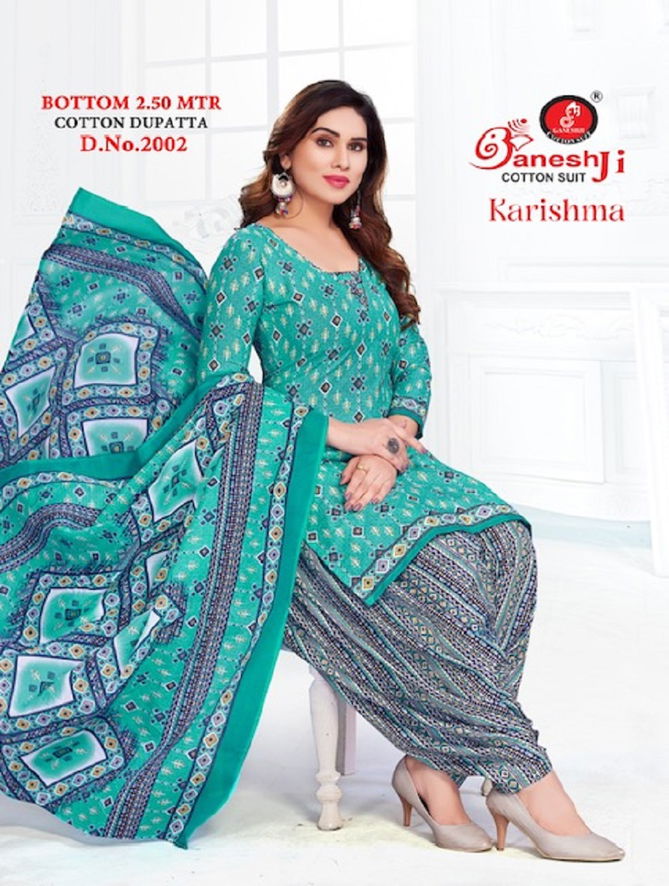 Ganeshji Karishma 2 Indo Cotton Printed Dress Material
